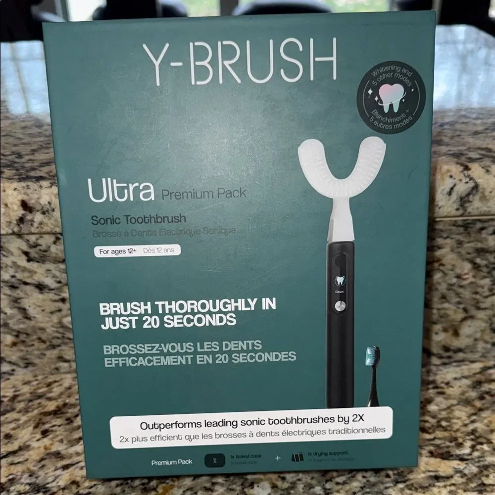 Black Sonic Toothbrush - Ultra Premium Pack